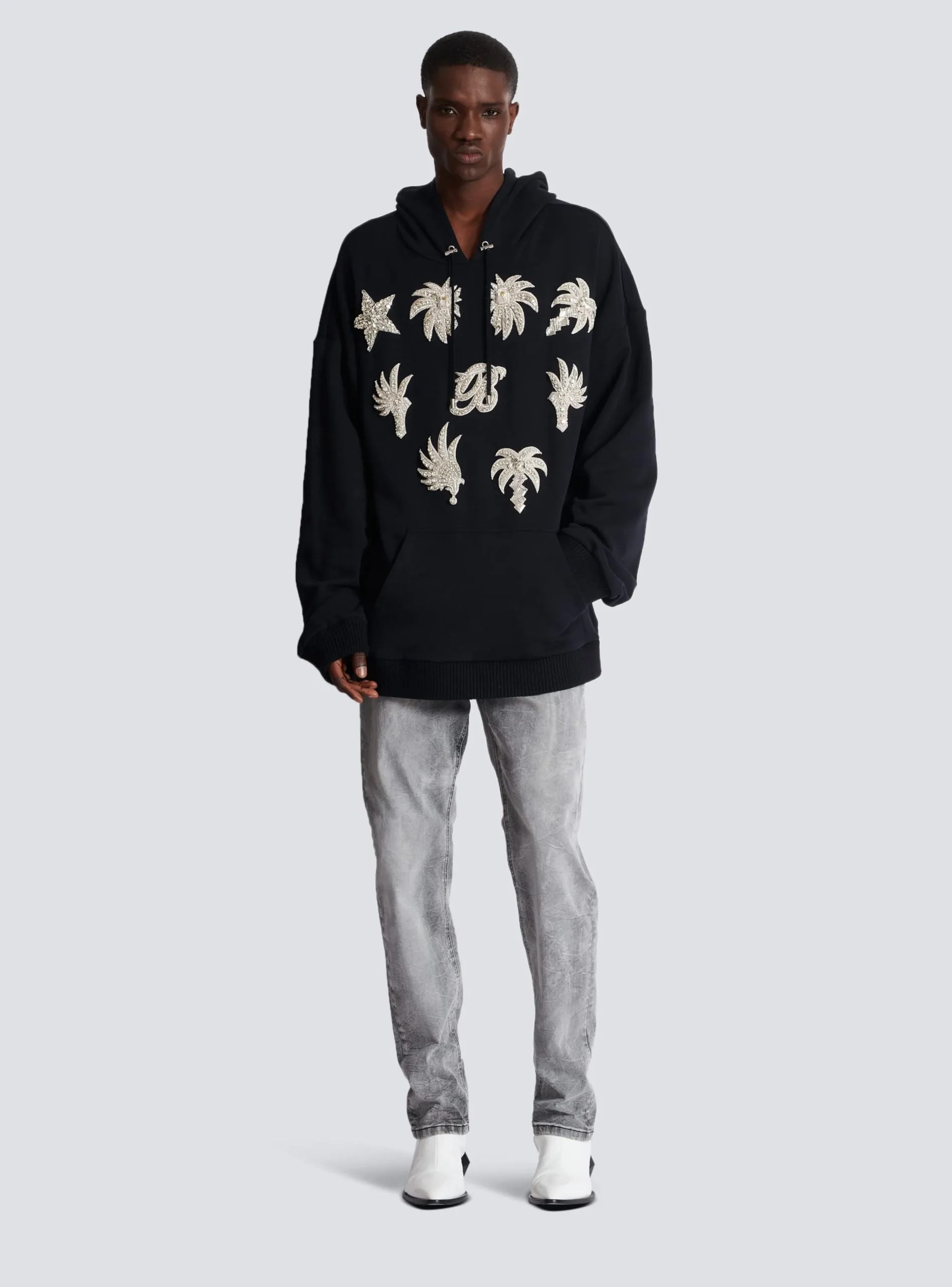 Flash Sale Hoodie With Embroidered Badges Sweatshirts
