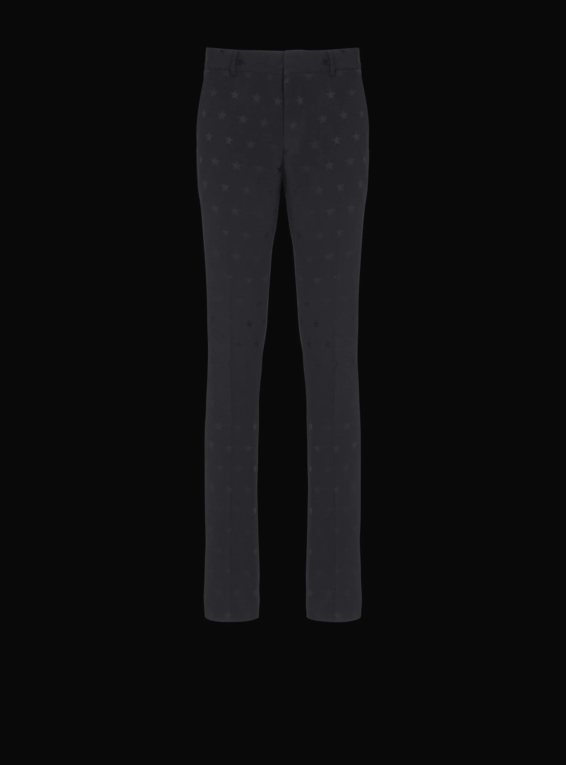 Online Jacquard Crepe Trousers With Stars Trousers And Shorts