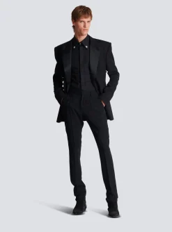 Online Jacquard Crepe Trousers With Stars Trousers And Shorts