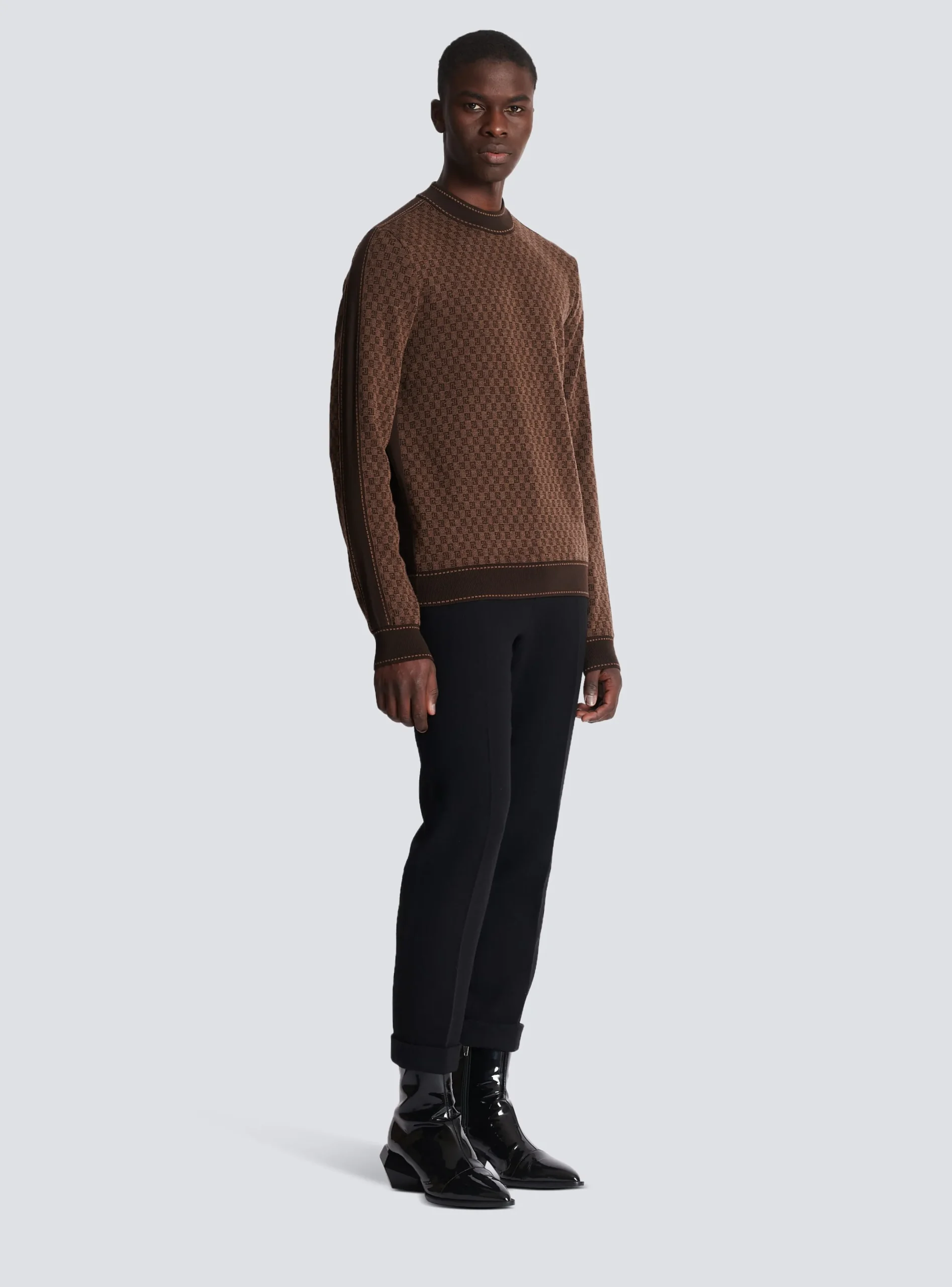 Hot Knit Jumper With Mini Monogram Knitwear