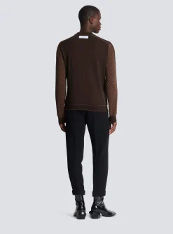 Hot Knit Jumper With Mini Monogram Knitwear