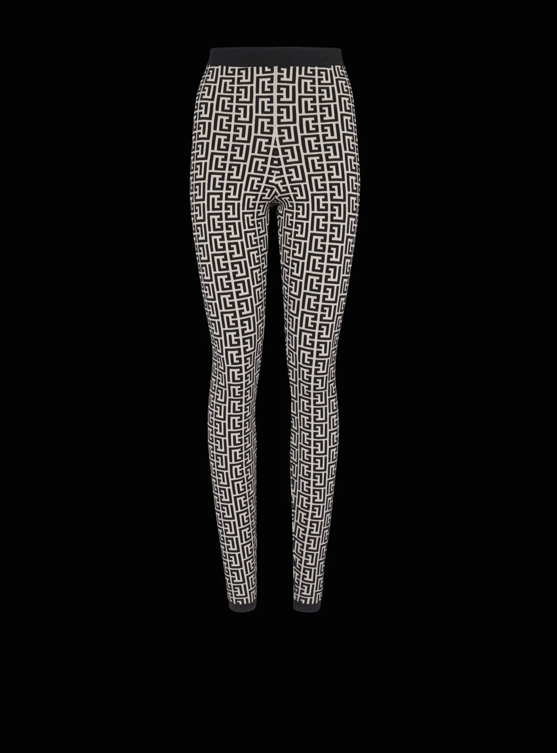 Cheap Knit Leggings With Monogram Women Trousers And Shorts|Knitwear