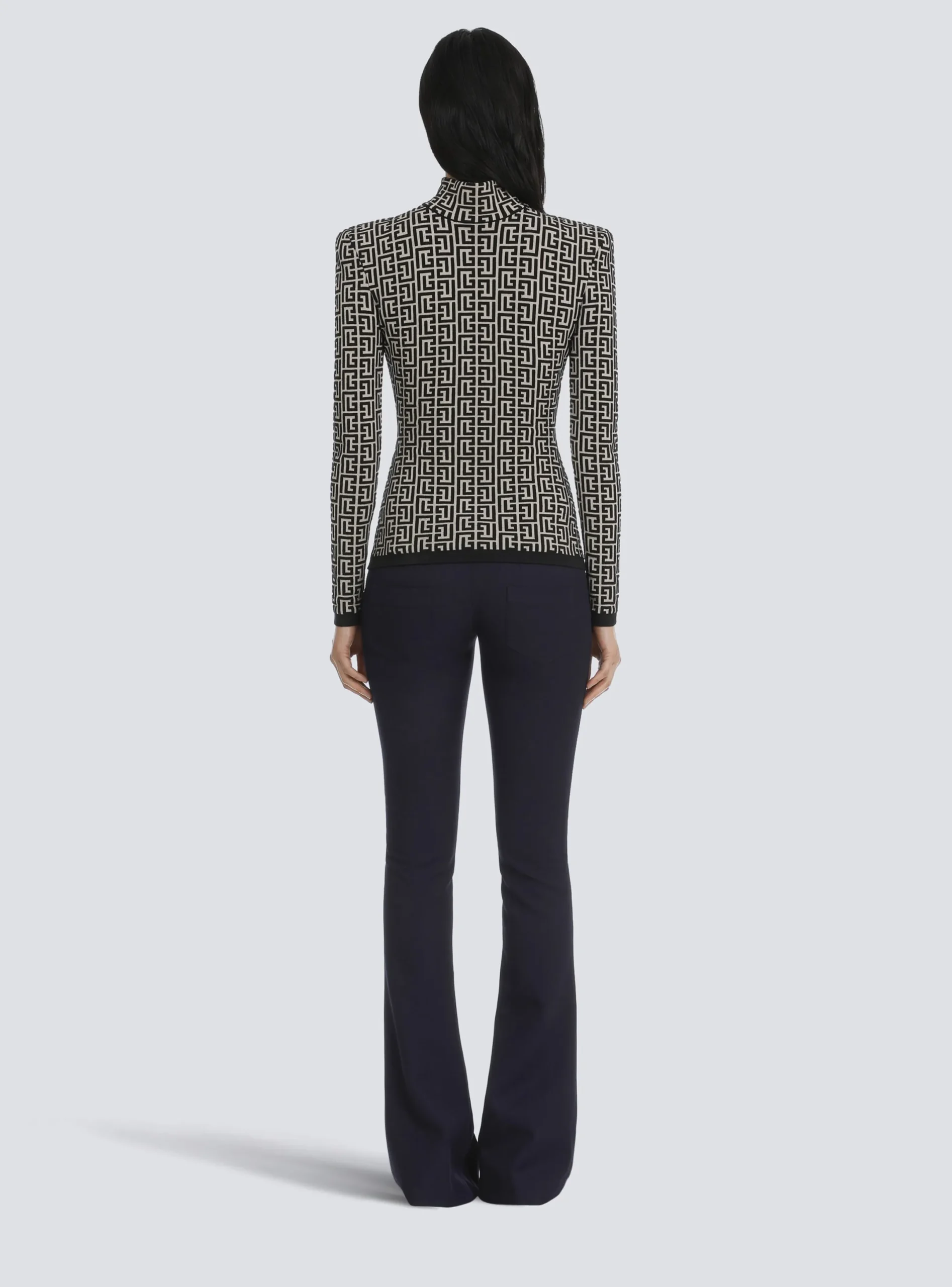 Store Knit Sweater With Monogram Women Knitwear