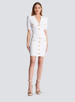 Best Knitted Dress With Buttons Women Knitwear|Dresses