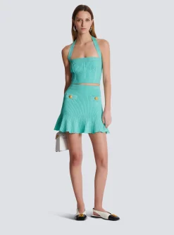 Best Sale Knitted Skater Skirt Women Skirts