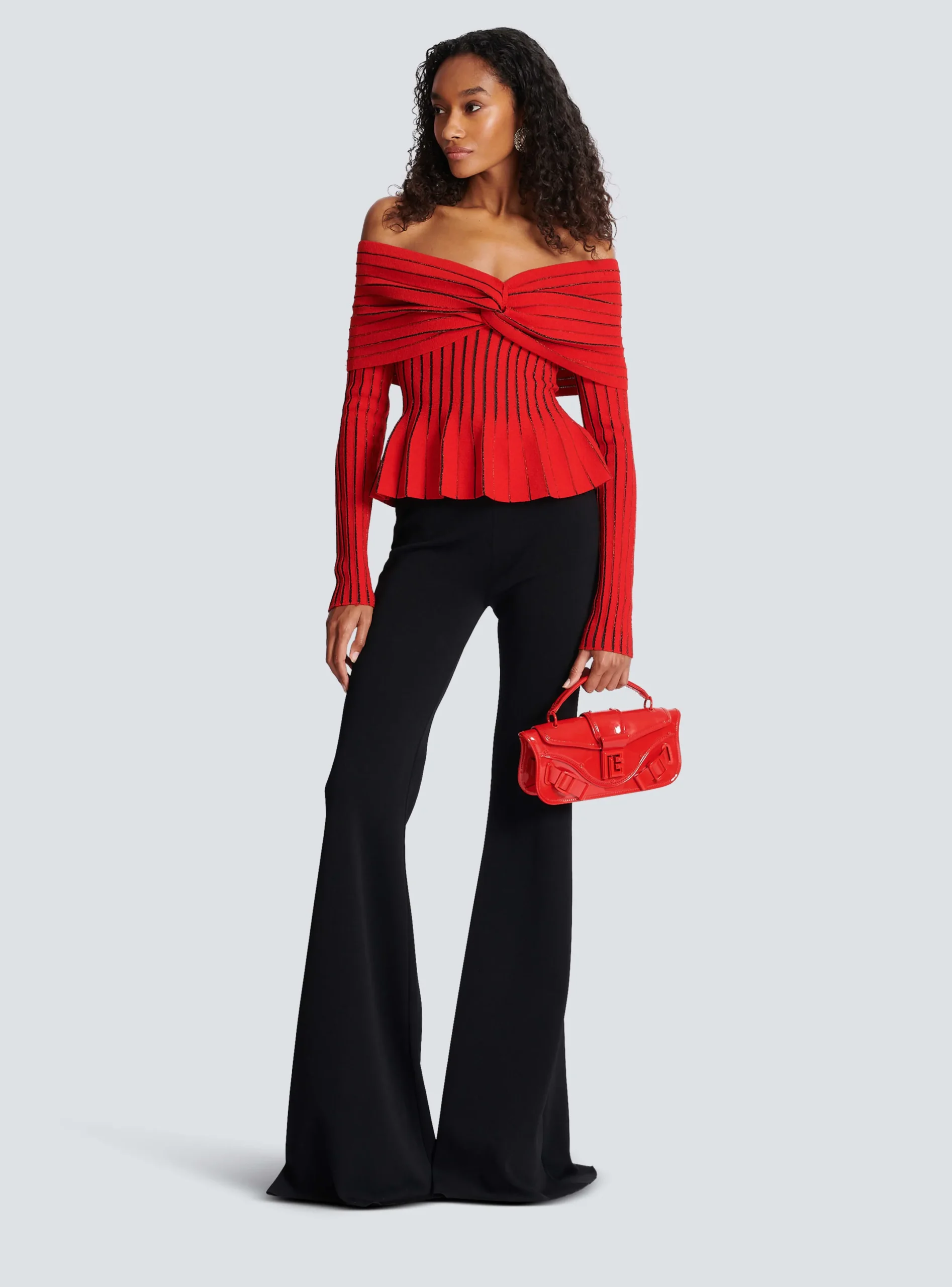 Cheap Knotted Off-the-shoulder Top Women Knitwear|Tops And Shirts