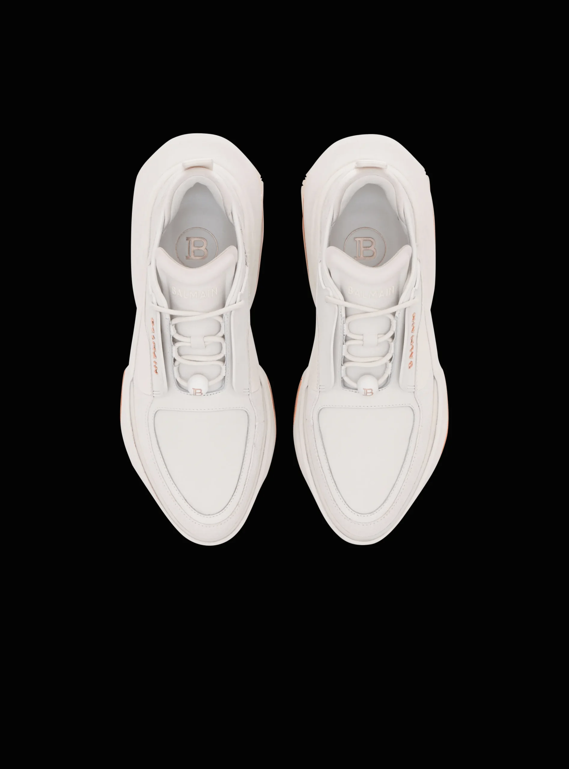 Shop Leather And Suede B-Bold Low-top Sneakers Women B-Bold