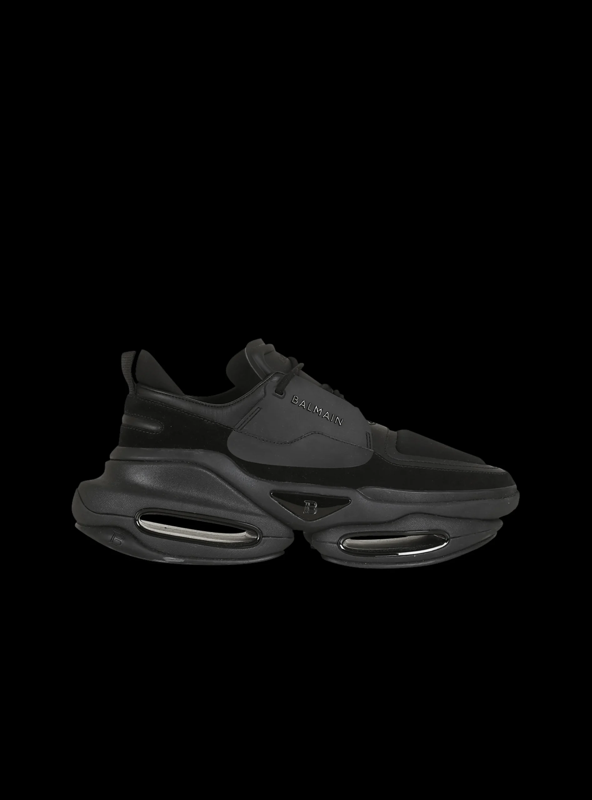 Fashion Leather, Neoprene And Suede B-Bold Low-top Sneakers B-Bold
