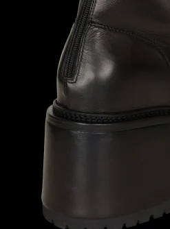 Clearance Leather Platform Boots Women Boots