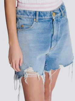 Discount Light Denim Shorts Women Denim