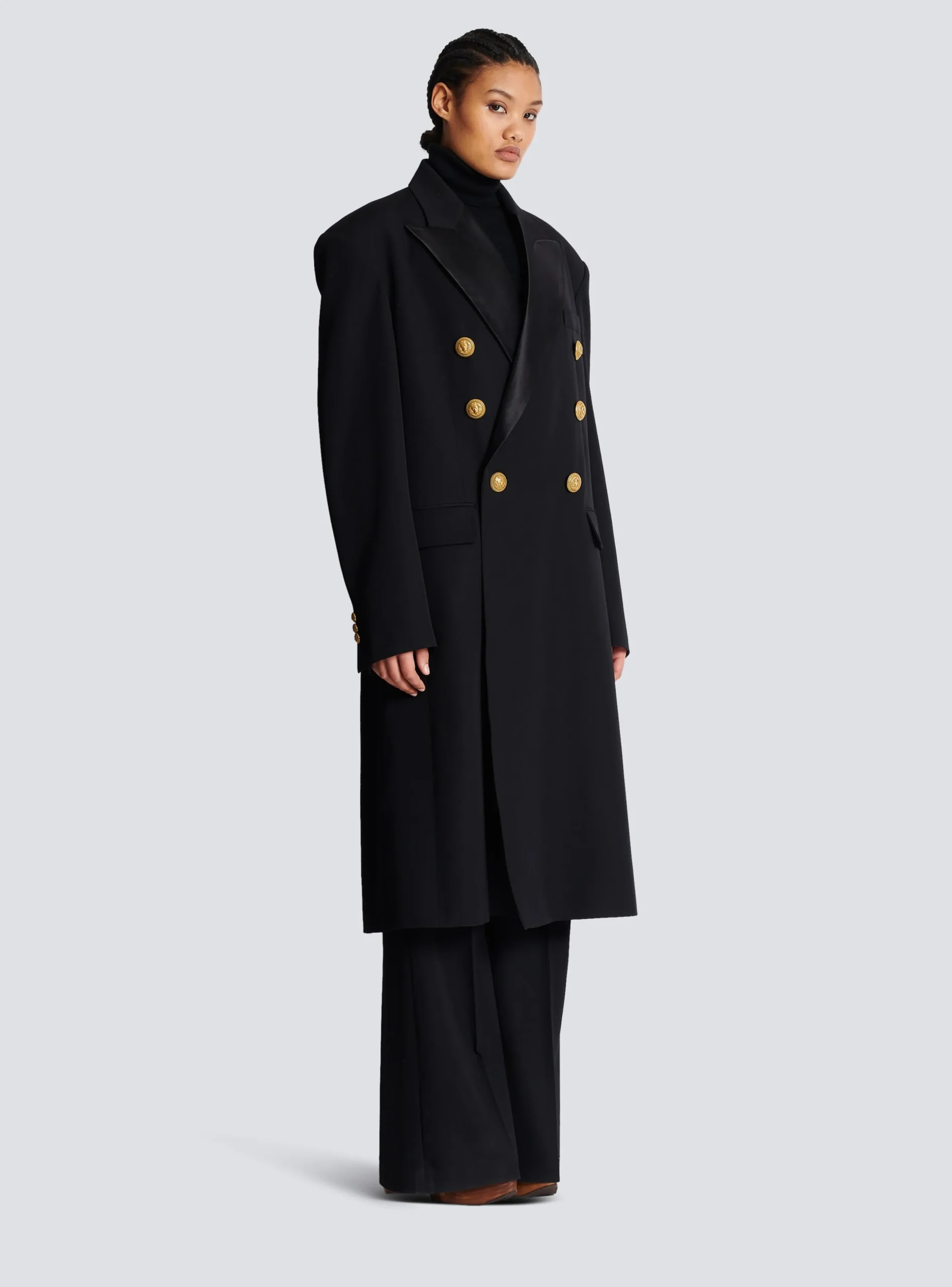 Best Long Military-style Coat Women Outerwear|Outerwear