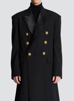 Best Long Military-style Coat Women Outerwear|Outerwear