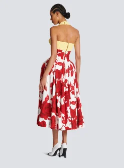 Flash Sale Long Pleated Crepe Tulip Skirt Women Skirts