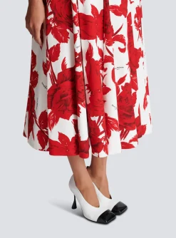 Flash Sale Long Pleated Crepe Tulip Skirt Women Skirts