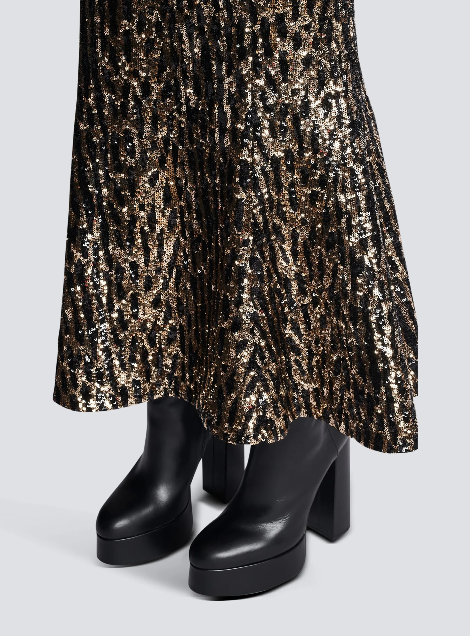 Cheap Long Skirt With Sequin Embroidery Women Skirts