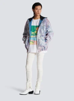 Flash Sale Loose Postcard Printed T-shirt T-Shirts