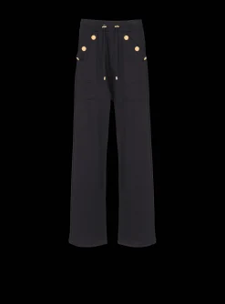 Cheap Loose-fitting Buttoned Joggers Women Trousers And Shorts