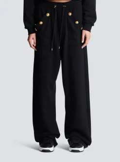 Cheap Loose-fitting Buttoned Joggers Women Trousers And Shorts