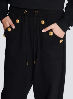 Cheap Loose-fitting Buttoned Joggers Women Trousers And Shorts