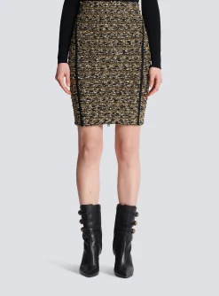 Best Lurex Tweed Skirt Women Skirts
