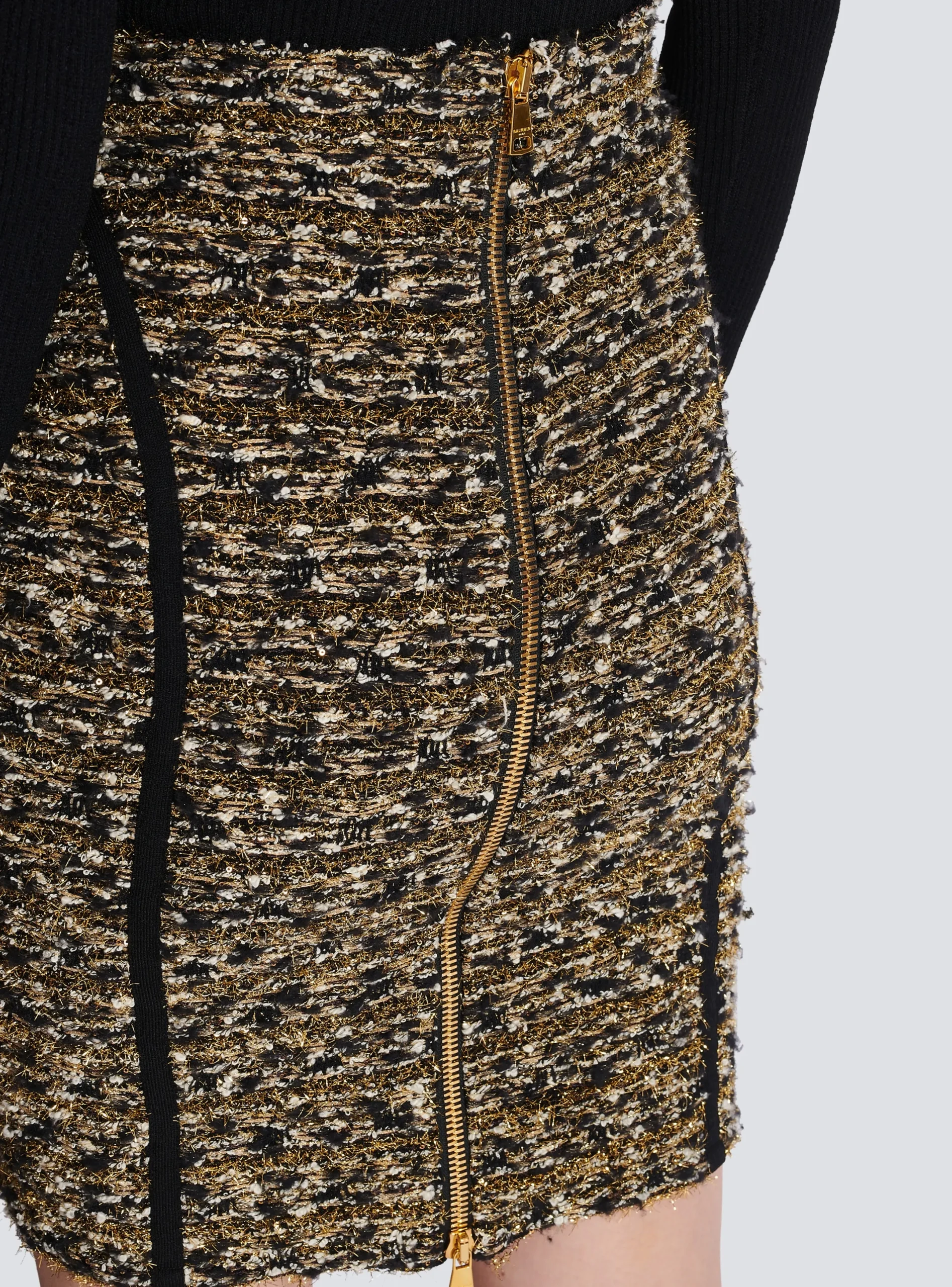 Best Lurex Tweed Skirt Women Skirts