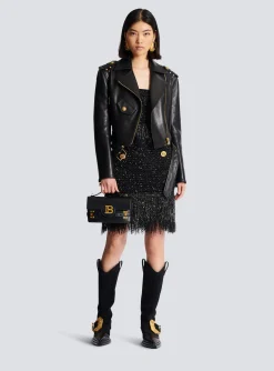 Cheap Lurex Tweed Strappy Top Women Tops And Shirts