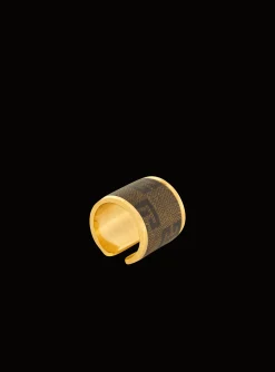 Cheap Metal And Canvas Mini Monogram Ring Women Fashion Jewelry|Fashion Jewelry