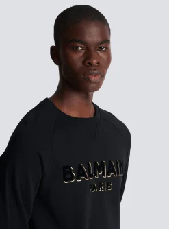 Cheap Metallic Flocked Sweatshirt Sportswear|Sweatshirts