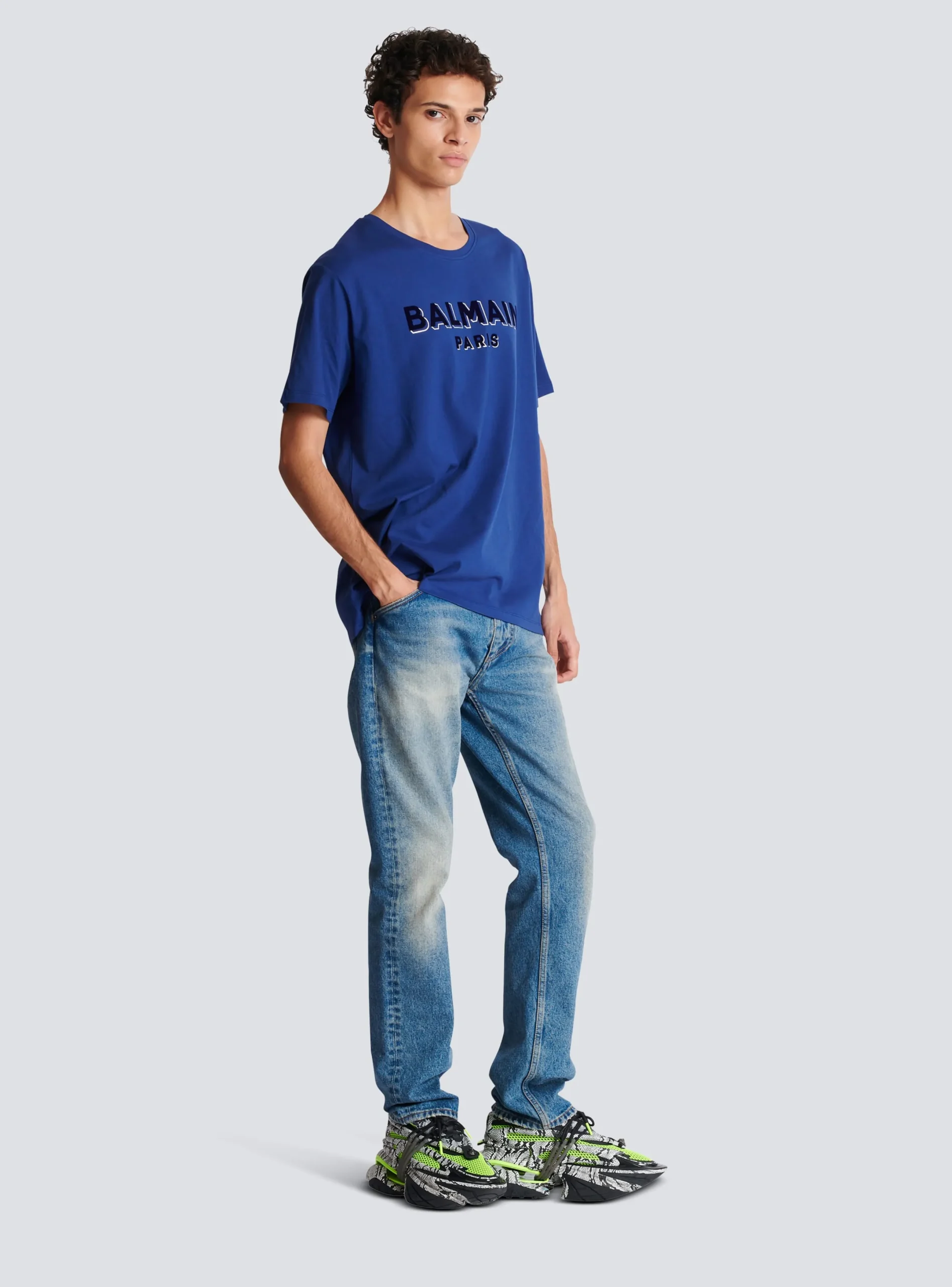 Best Sale Metallic Flocked T-shirt Sportswear|T-Shirts