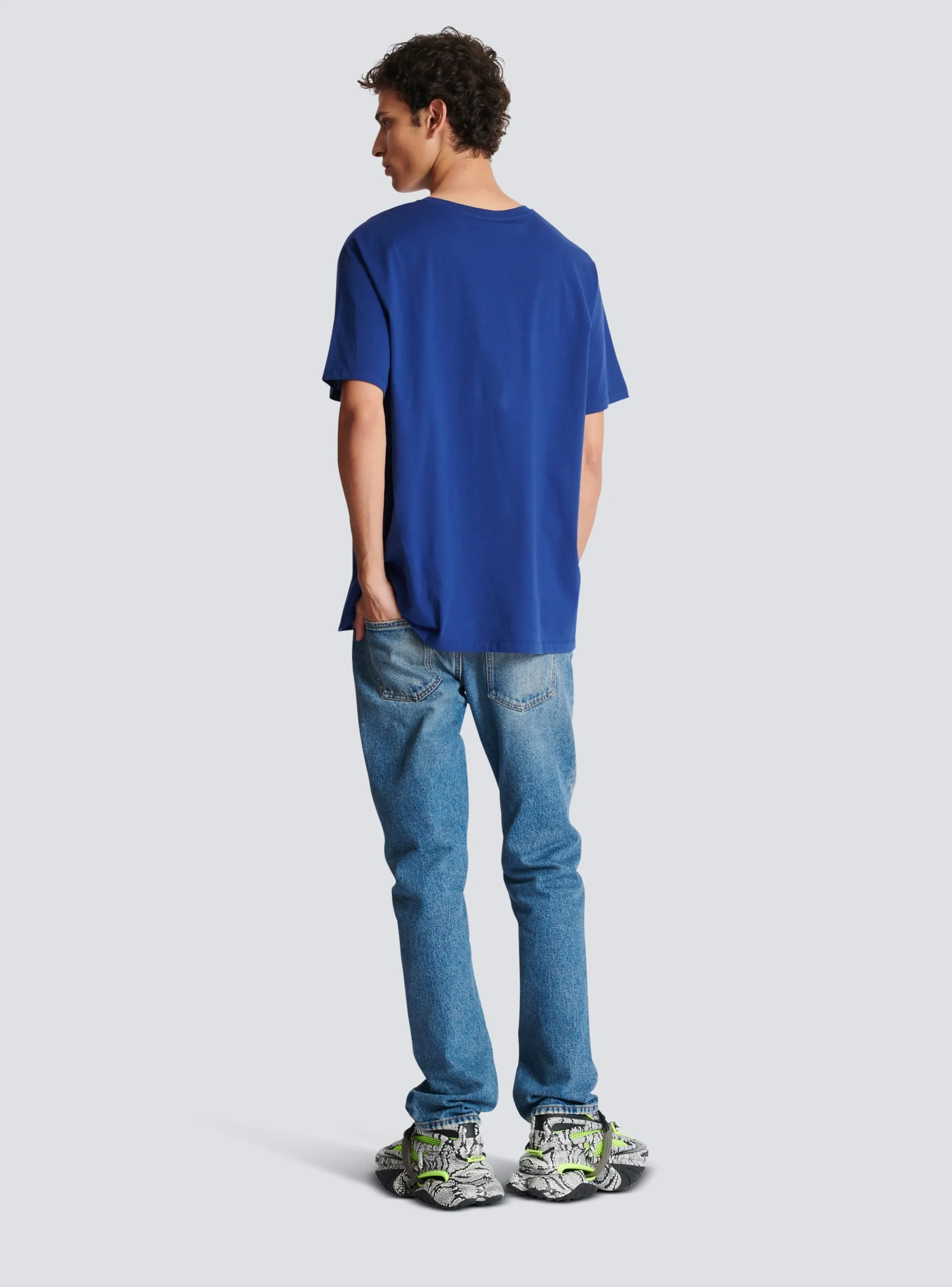 Best Sale Metallic Flocked T-shirt Sportswear|T-Shirts