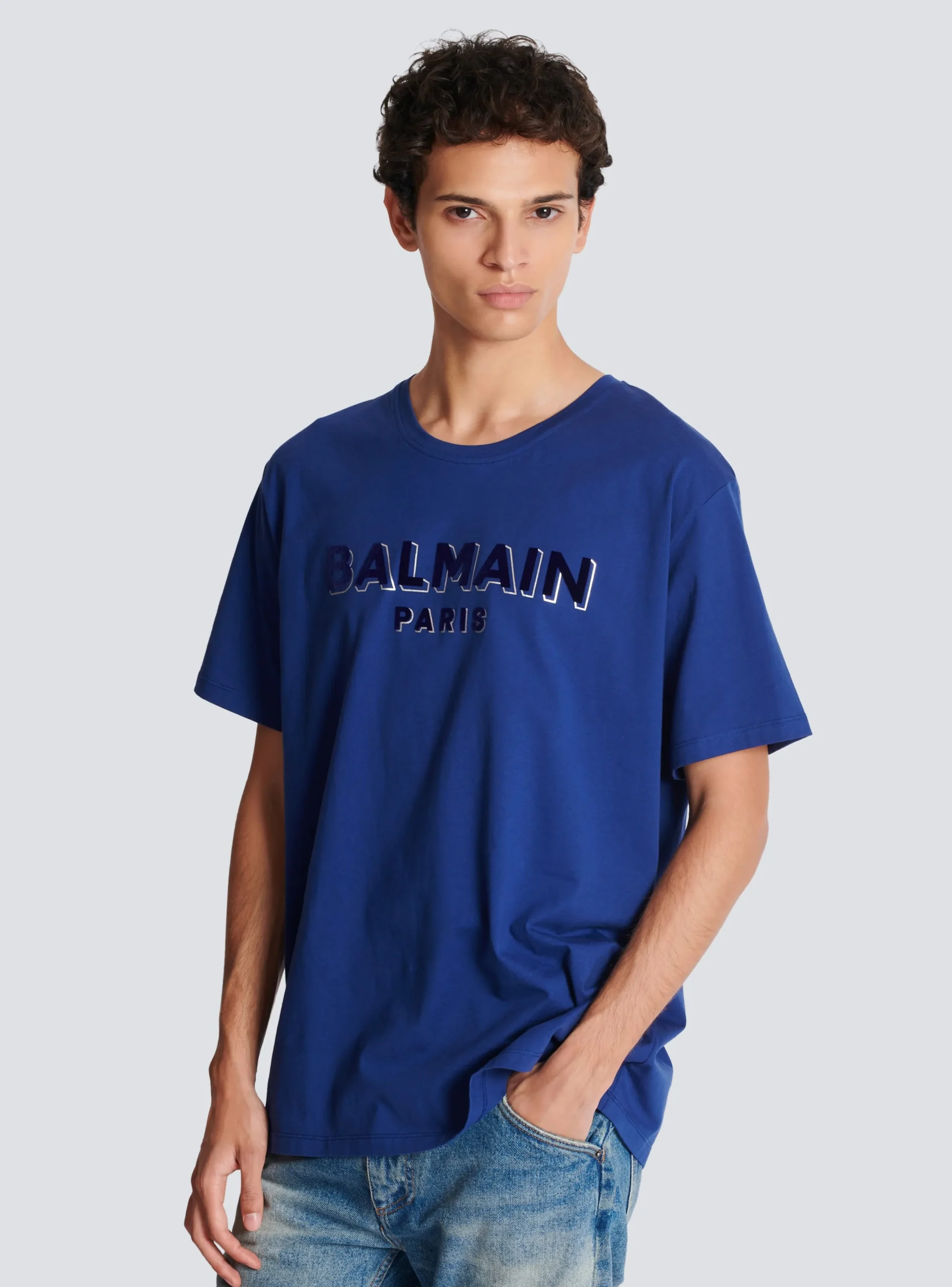 Best Sale Metallic Flocked T-shirt Sportswear|T-Shirts