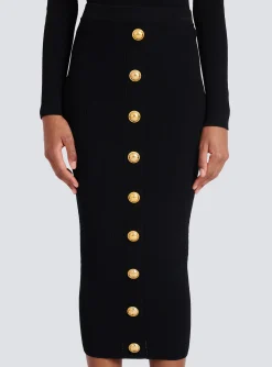 Outlet Mid-length Knit Skirt Women Skirts|Knitwear