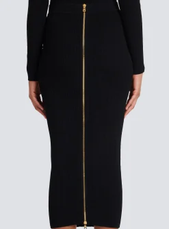 Outlet Mid-length Knit Skirt Women Skirts|Knitwear