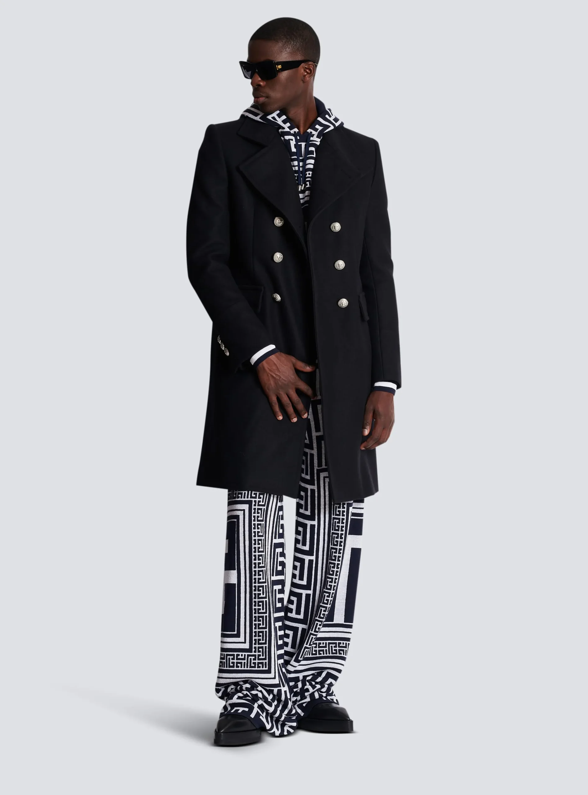 Hot Mid-length Military-style Coat Outerwear