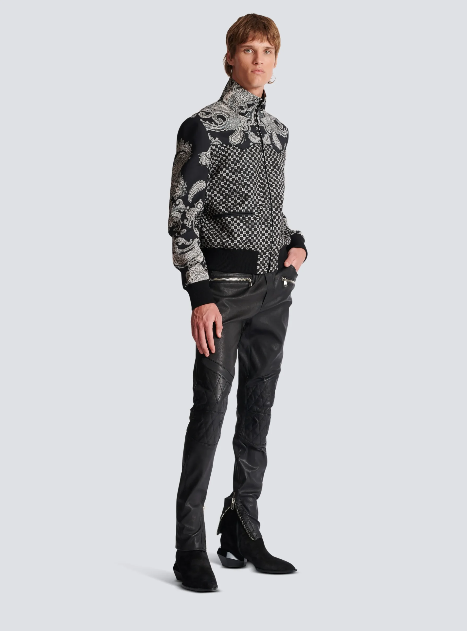 Hot Mini Monogram And Paisley Bomber Jacket Outerwear