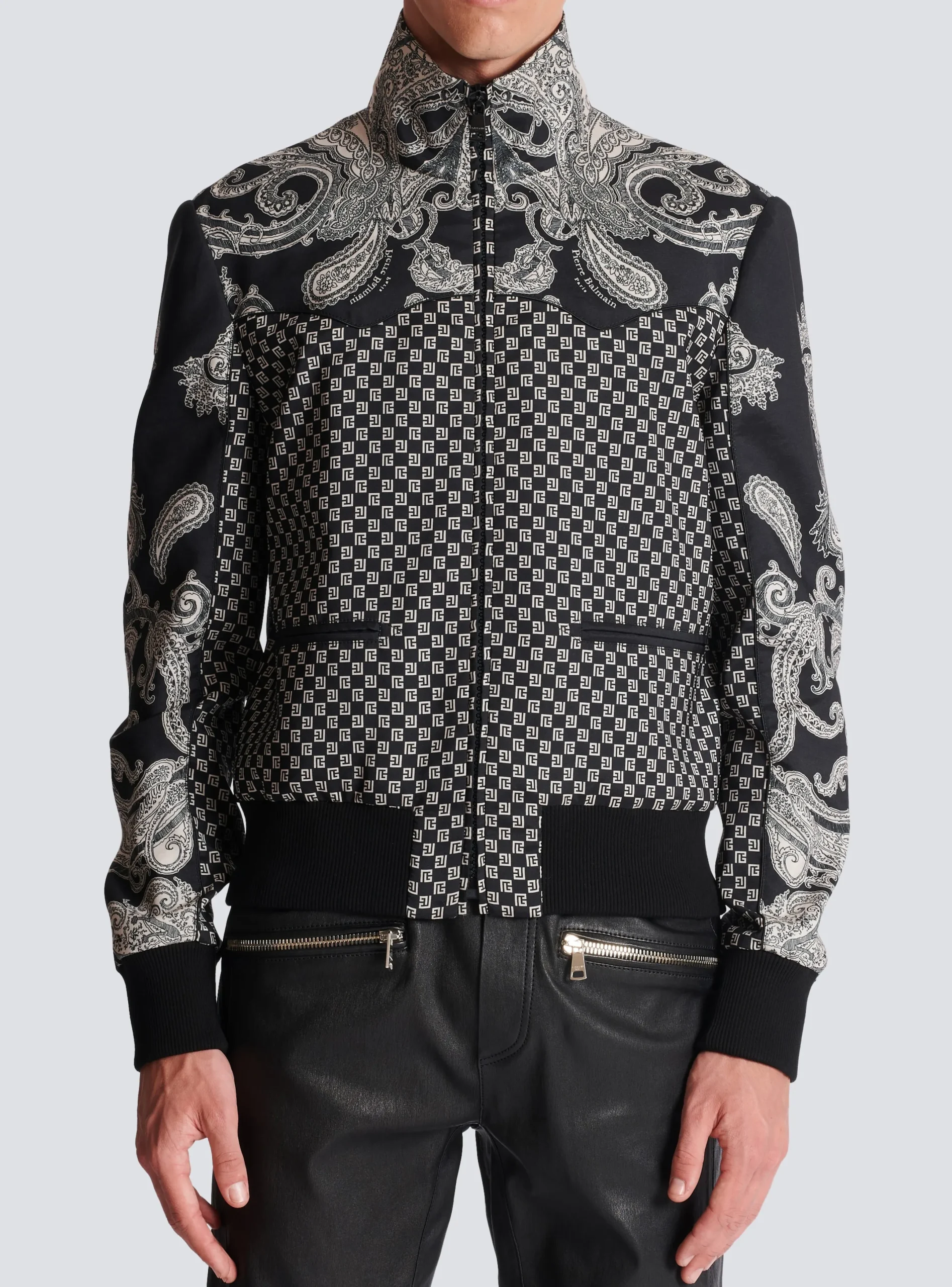 Hot Mini Monogram And Paisley Bomber Jacket Outerwear