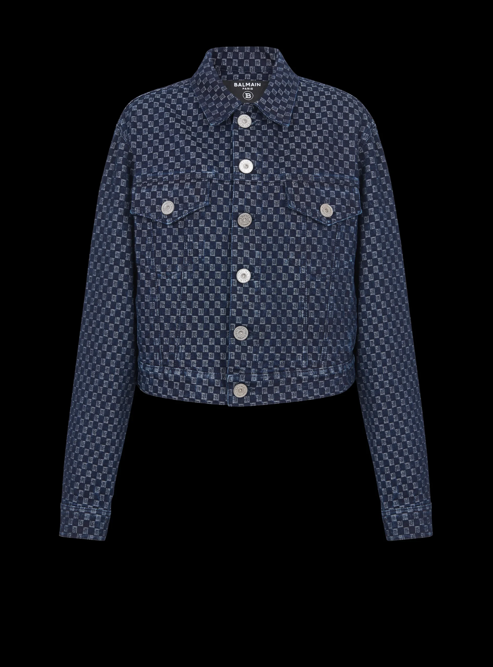 New Mini Monogram Jacquard Denim Jacket Women Denim|Jackets And Blazers