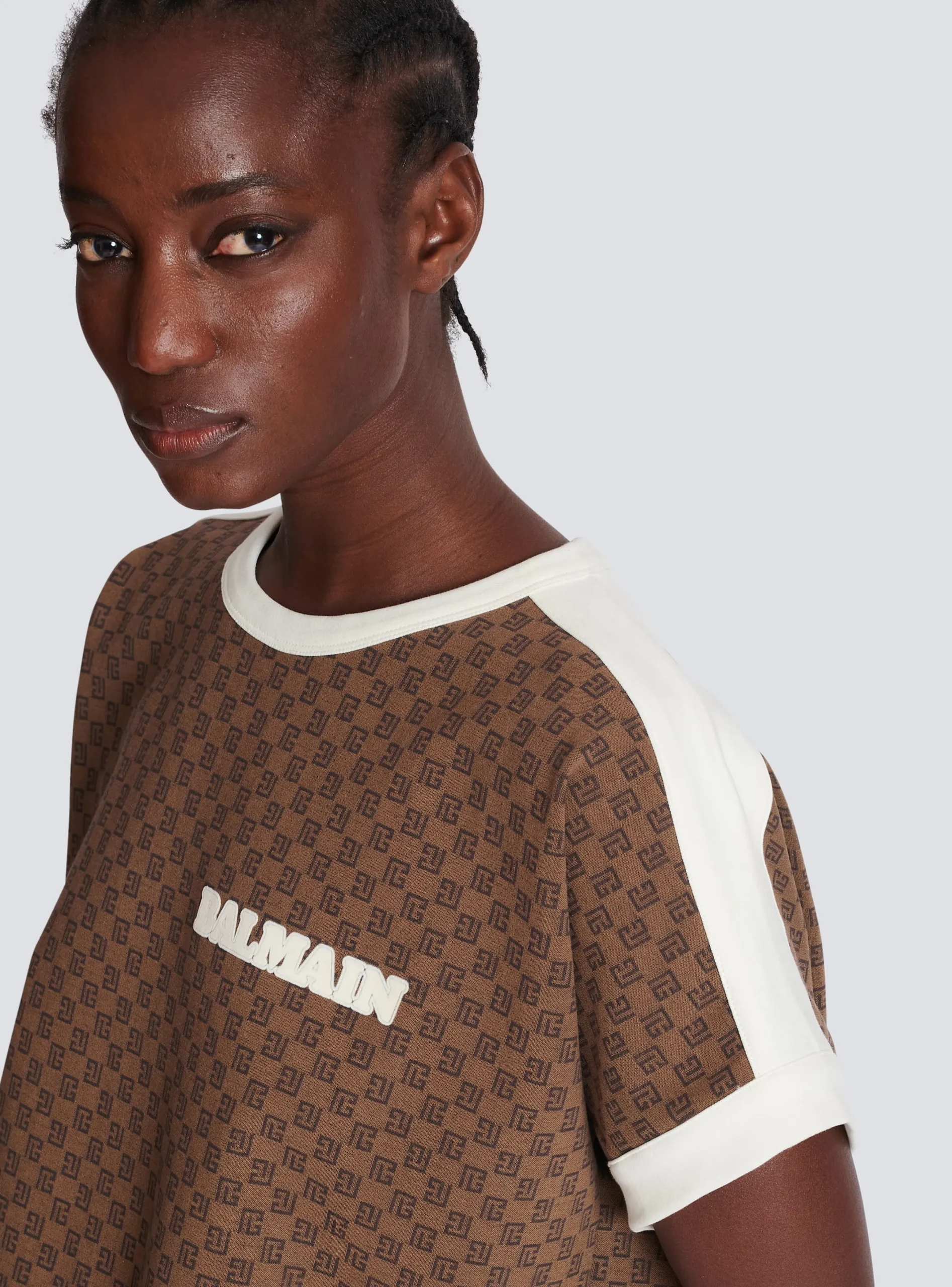 Clearance Mini Monogram Jacquard Jersey T-shirt Women T-Shirts