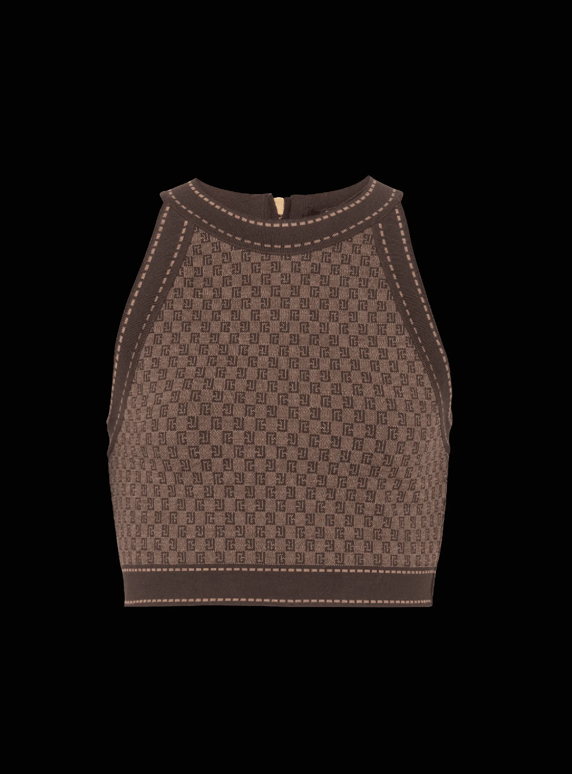 Sale Mini Monogram Jacquard Top Women Knitwear|Tops And Shirts