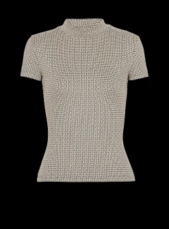 Shop Mini Monogram Jacquard Top Women Tops And Shirts