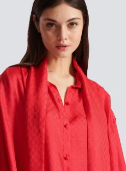 Clearance Mini Monogram Silk Shirt Women Tops And Shirts