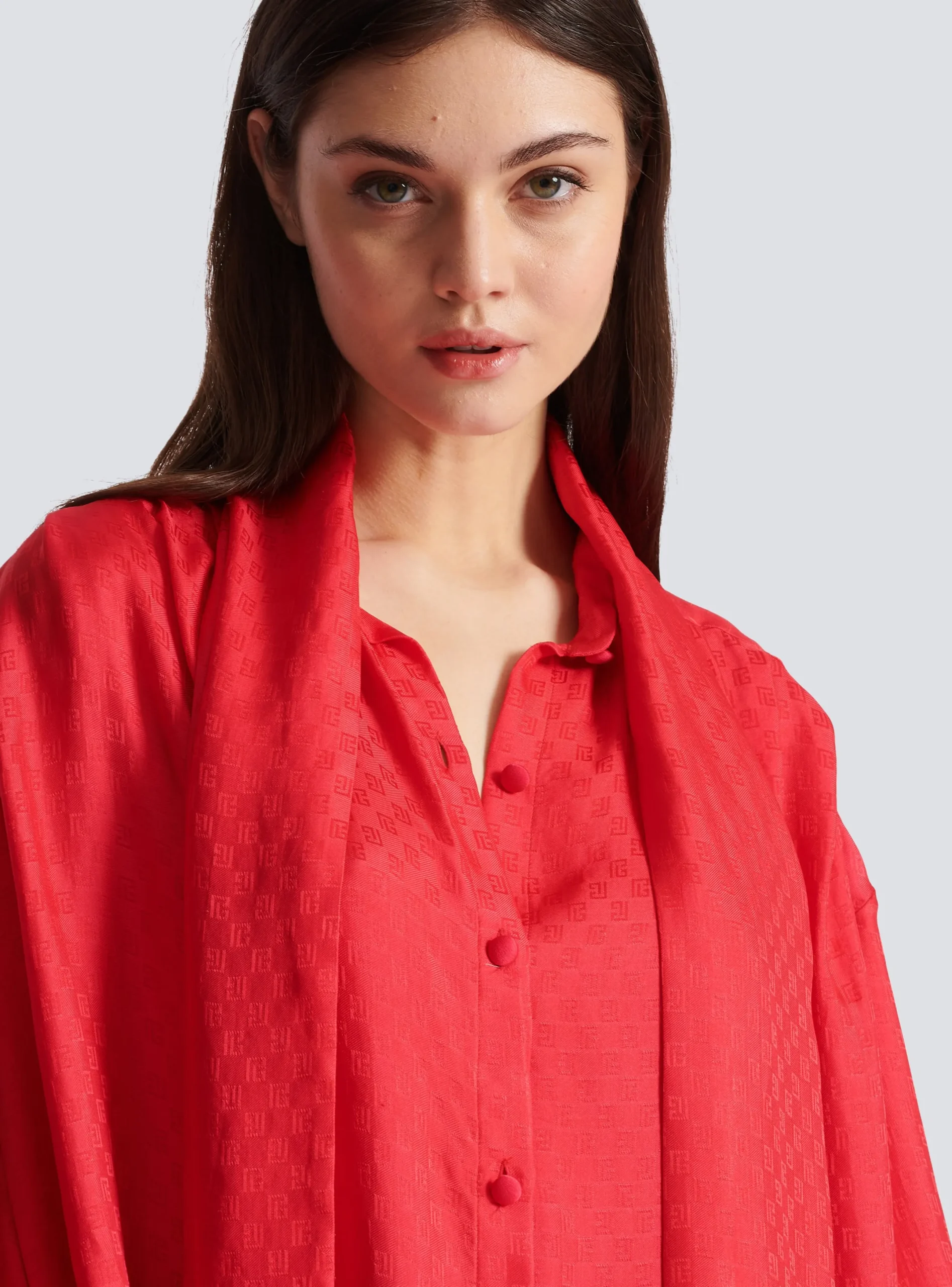 Clearance Mini Monogram Silk Shirt Women Tops And Shirts
