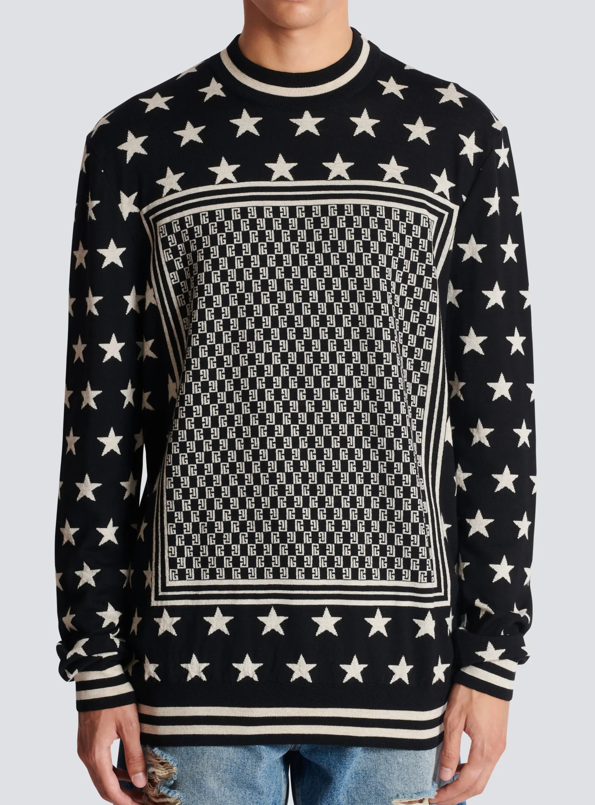 Best Mini Monogram Stars Jumper Knitwear