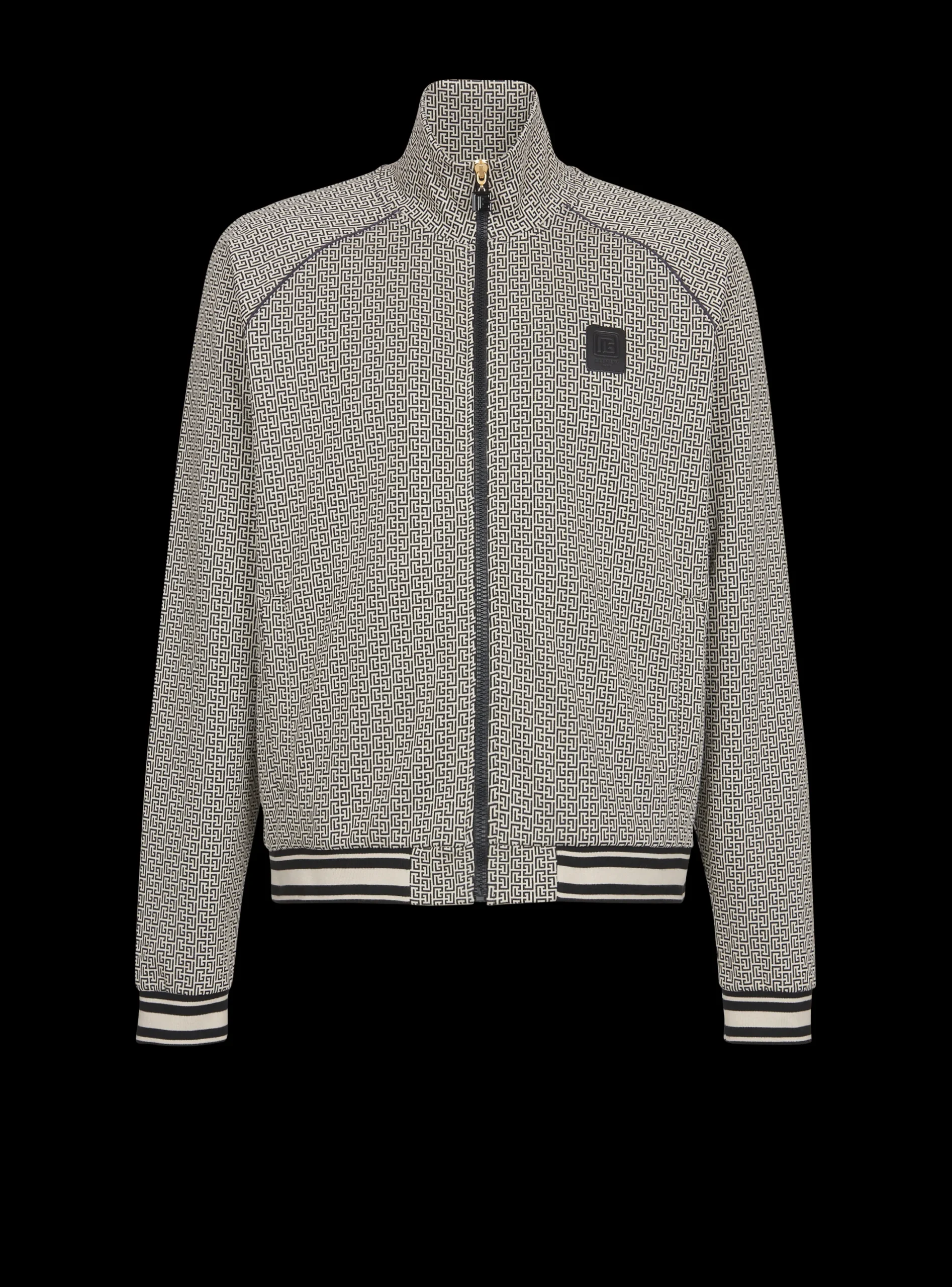 Cheap Mini Monogrammed Jacquard Zipped Jacket Sportswear|Outerwear