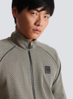 Cheap Mini Monogrammed Jacquard Zipped Jacket Sportswear|Outerwear