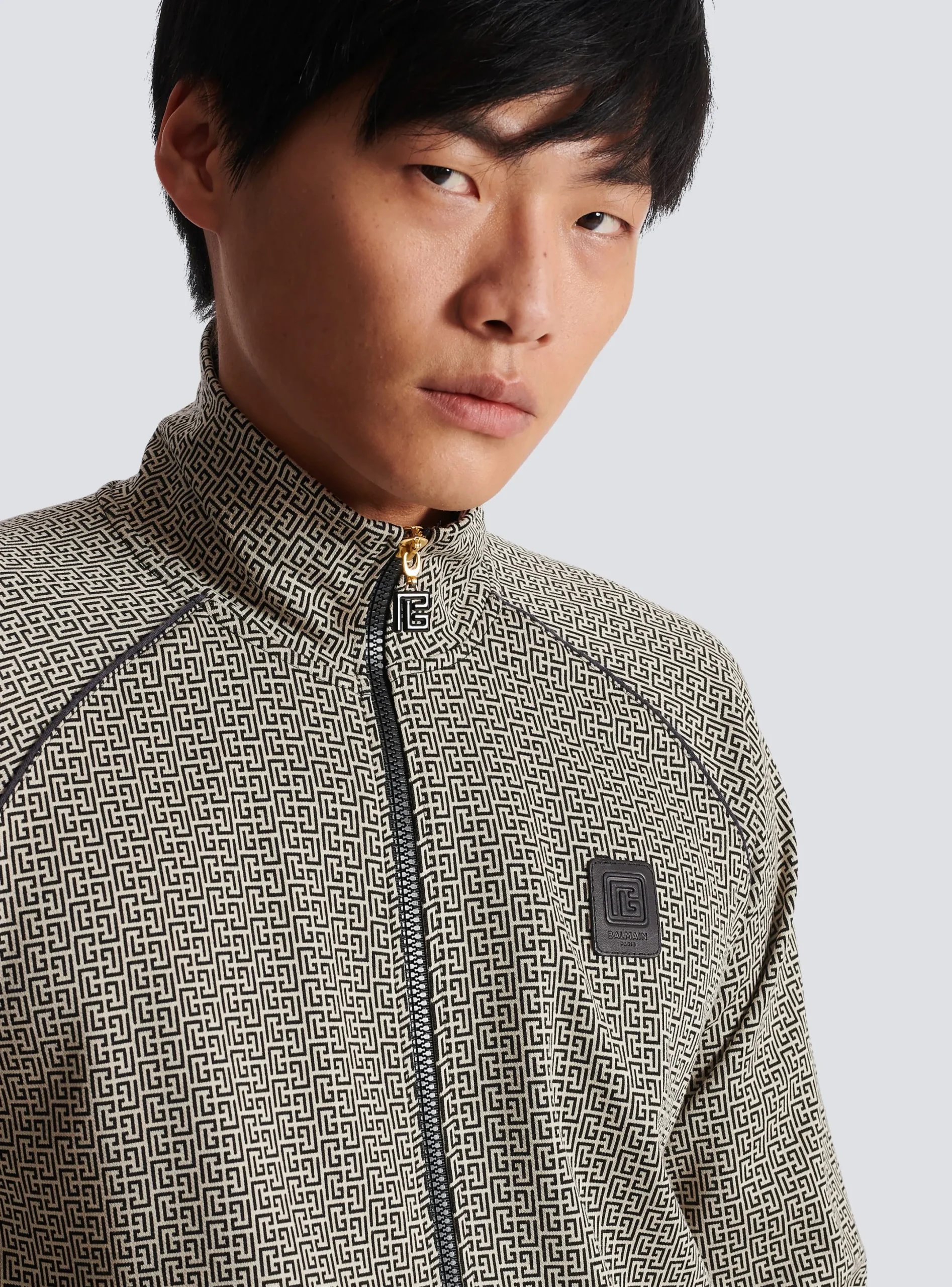 Cheap Mini Monogrammed Jacquard Zipped Jacket Sportswear|Outerwear
