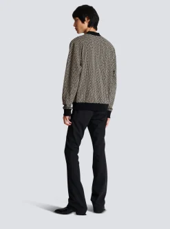 Flash Sale Mini Monogrammed Jacquard Sweatshirt Sweatshirts