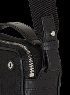 Cheap Mini Reporter Bag In Canvas And Leather Cross-Body Bags