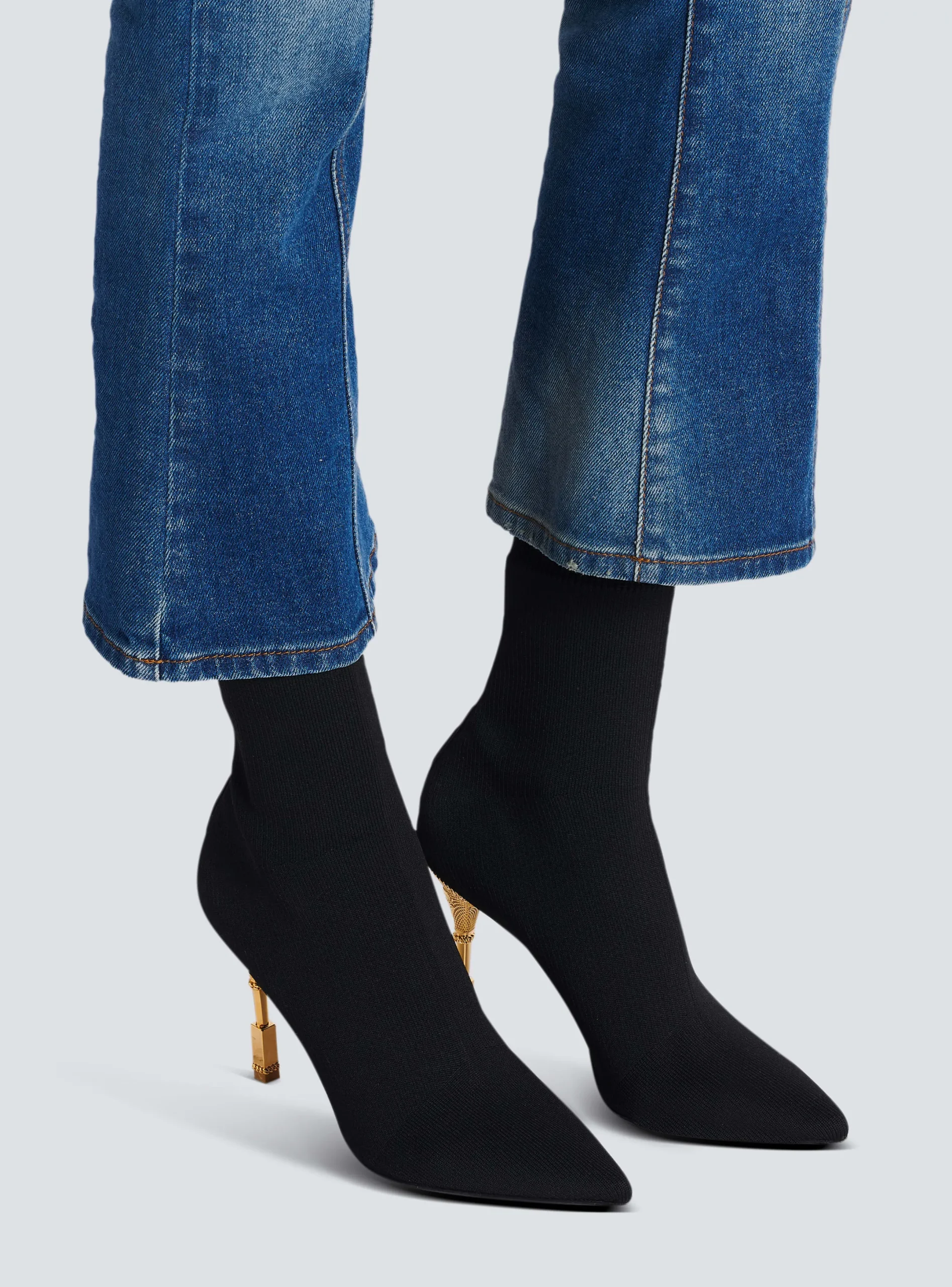 Cheap Moneta Knit Ankle Boots Women Boots