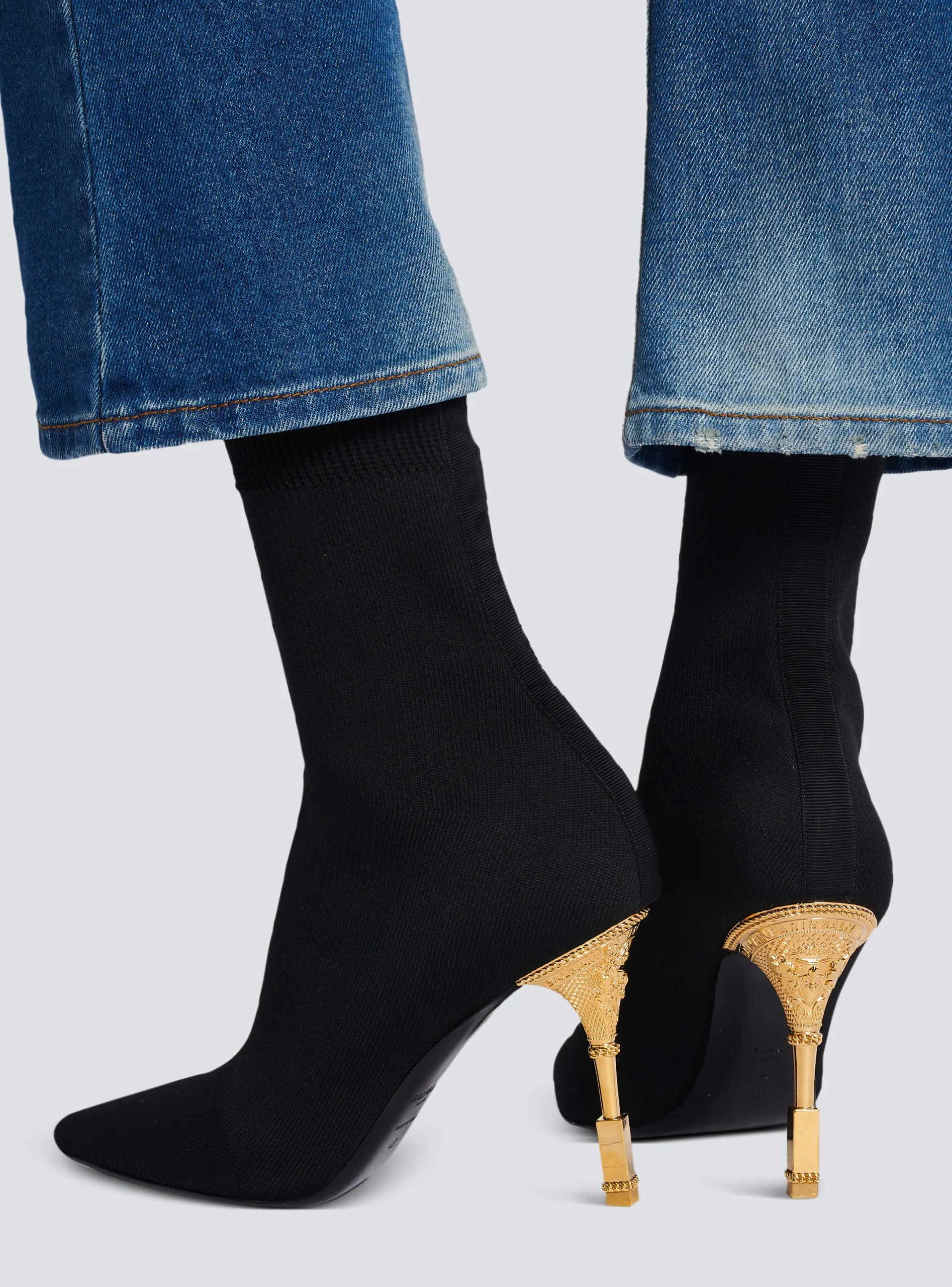 Cheap Moneta Knit Ankle Boots Women Boots